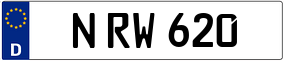 Truck License Plate